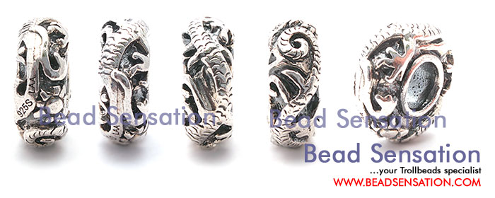 Trollbeads Limited Edition China Silver Dragon