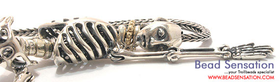 Trollbeads Limited Edition Skeleton Normal Face