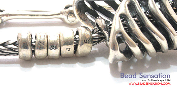 Trollbeads Limited Edition Skeleton Necklace Back