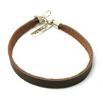 Redbalifrog Leather Strap Bracelet - Brown 16cm